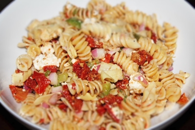 Mediterranean Pasta Salad - The Not So Desperate Chef Wife