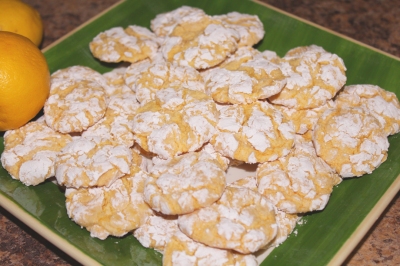 Lemon Crackle Cookies